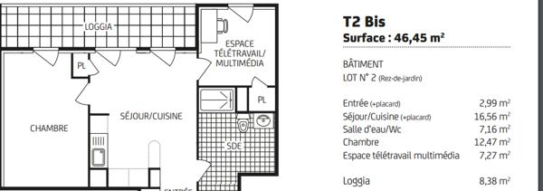 DERNIERES OPPORTUNITES A SAISIR! Appartements T3 neufs Proche Centre de Chartres