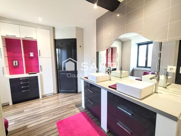 Maison en pierres avec piscine et dépendances