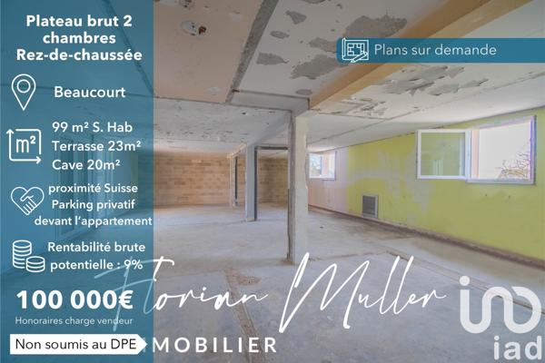 Appartement 4 pièces de 99 m² à Beaucourt (90500)