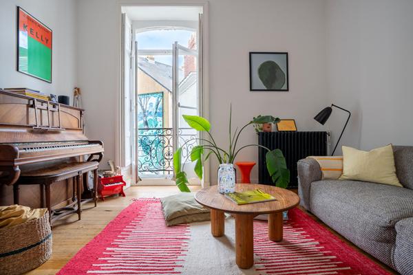 Secteur Hôtel de Ville à Nantes – Appartement T3 réhabilité avec goût