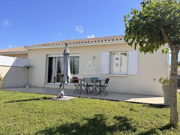 Maison de plain-pied T3 avec garage et jardin