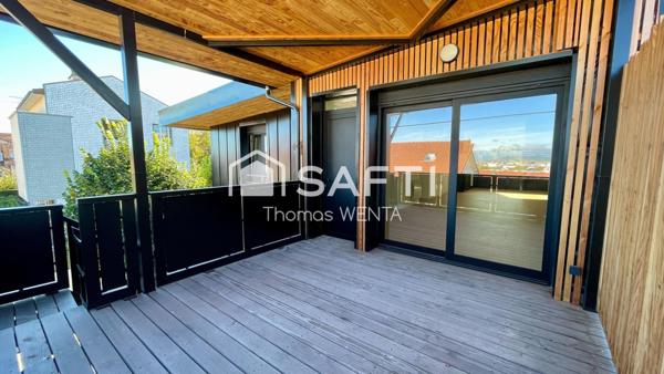 Appartement lumineux et moderne avec terrasse et garage