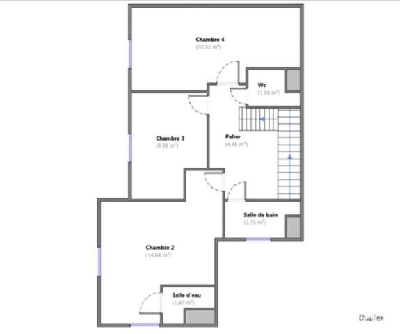 Appartement 5 pièces de 92 m² à Chessy (77700)
