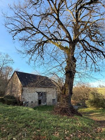 EN EXCLUSIVITE Maison en pierre de 113m² avec grange sur 2,4ha de terrain 128 000 €