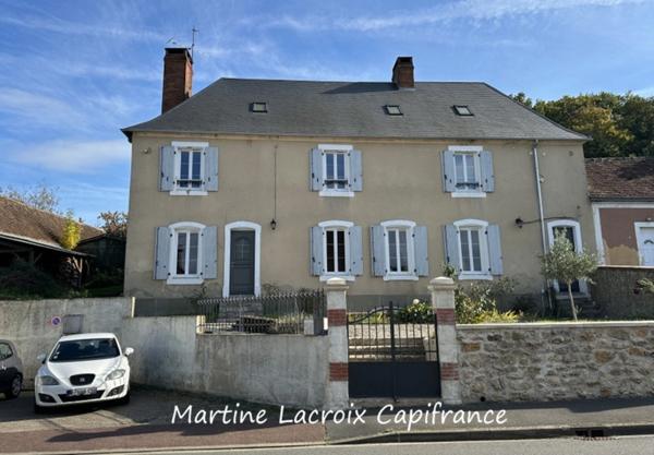 Dpt SARTHE (72), à vendre SCEAUX SUR HUISNE (72) - MAISON BOURGEOISE P8 de 220 m² - Terrain de 1000 M²