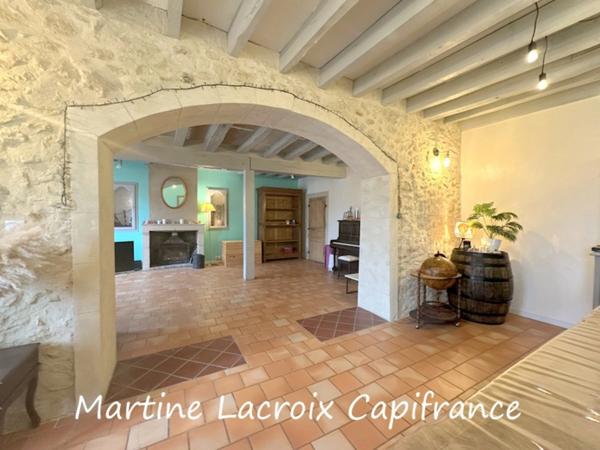 Dpt SARTHE (72), à vendre SCEAUX SUR HUISNE (72) - MAISON BOURGEOISE P8 de 220 m² - Terrain de 1000 M²