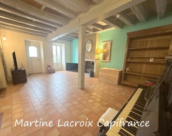 Dpt SARTHE (72), à vendre SCEAUX SUR HUISNE (72) - MAISON BOURGEOISE P8 de 220 m² - Terrain de 1000 M²