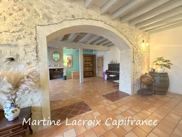 Dpt SARTHE (72), à vendre SCEAUX SUR HUISNE (72) - MAISON BOURGEOISE P8 de 220 m² - Terrain de 1000 M²