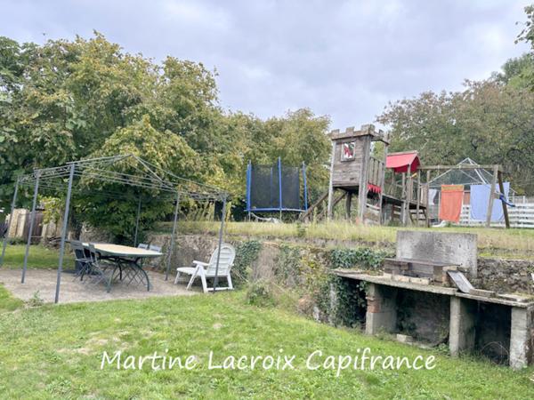 Dpt SARTHE (72), à vendre SCEAUX SUR HUISNE (72) - MAISON BOURGEOISE P8 de 220 m² - Terrain de 1000 M²