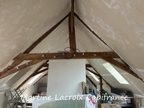 Dpt SARTHE (72), à vendre SCEAUX SUR HUISNE (72) - MAISON BOURGEOISE P8 de 220 m² - Terrain de 1000 M²