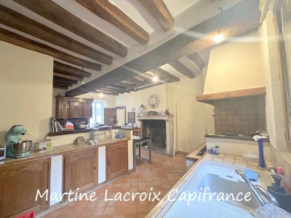 Dpt SARTHE (72), à vendre SCEAUX SUR HUISNE (72) - MAISON BOURGEOISE P8 de 220 m² - Terrain de 1000 M²