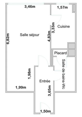 avenue Marceau Courbevoie 1 pièce(s) 37.20 m2