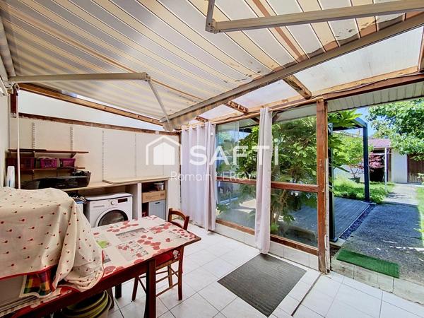 Maison 3 chambres avec jardin, garage et tram à pied