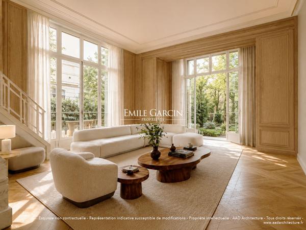 À Vendre - Appartement - Neuilly Sur Seine - 92200 -  3 Chambres - Jardin