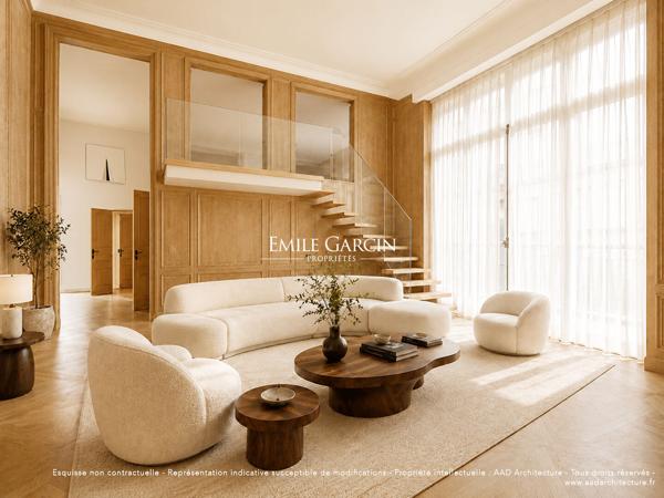 À Vendre - Appartement - Neuilly Sur Seine - 92200 -  3 Chambres - Jardin