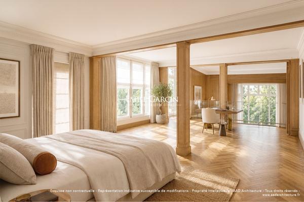 À Vendre - Appartement - Neuilly Sur Seine - 92200 -  3 Chambres - Jardin