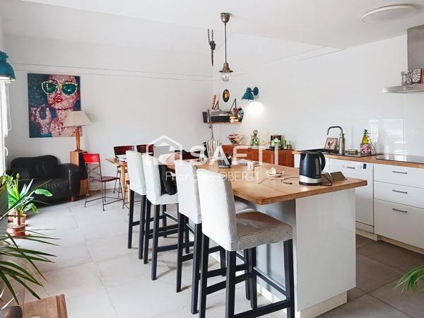 jolie maison à l'agencement idéal, au calme