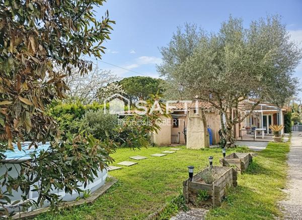 jolie maison à l'agencement idéal, au calme