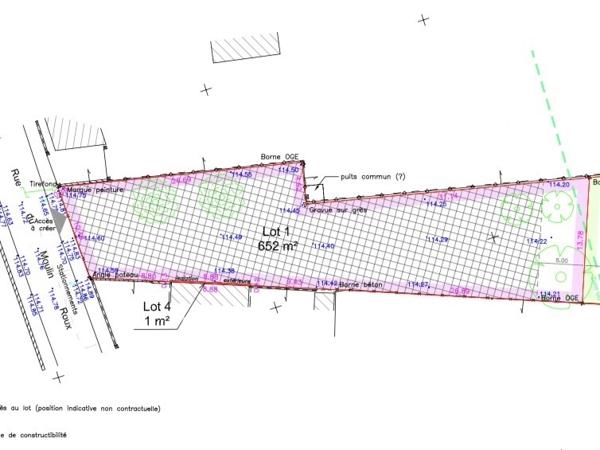 Terrain à vendre 652 m² Les Écrennes
