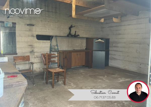 Terrain viabilisé + garage