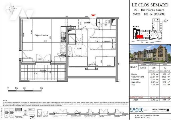 APPARTEMENT T2 HYPER CENTRE