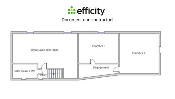 Appartement 3 pièces - 61 m²