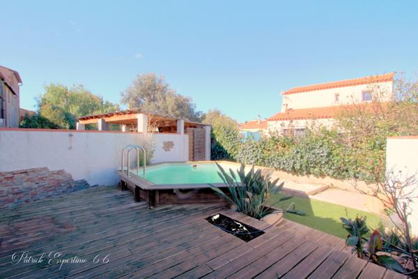 Terrats (66300) Maison avec jardin et piscine - DPE B / A - 125 m² 3 chambres