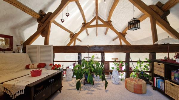 Dpt Essonne (91), à vendre proche de Méréville propriété 8 pièces avec maisonnette, jardin clos, cave et garage