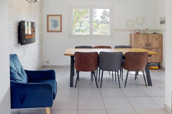 Septèmes-les-Vallons (13240) Maison T4 130m2 + T2 de 57m2 indépendant sur un terrain de 980m2