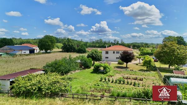 Maison 3 chambres avec garage et grand jardin Saint-Sylvestre-sur-Lot (47140)