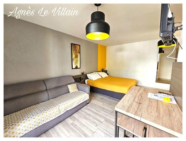 Grand Studio 25 m2 en Rez de Jardin