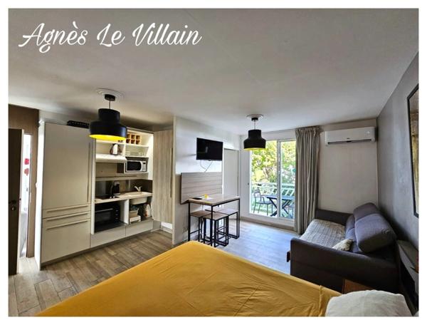 Grand Studio 25 m2 en Rez de Jardin