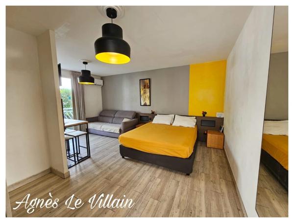 Grand Studio 25 m2 en Rez de Jardin