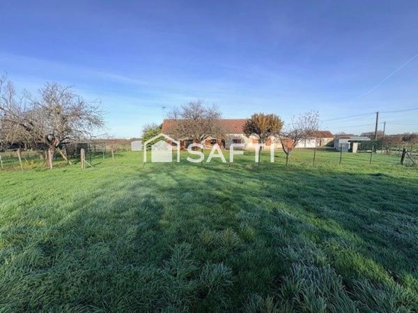 Longère de 117 m² 3 chambres avec terrain de 7351 m²