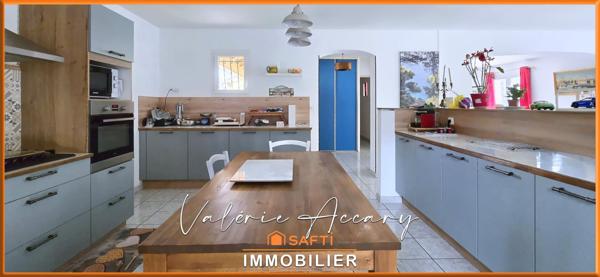 Rocbaron : Maison individuelle de 202 m² sur un terrain de 1703 m² avec 6 chambres, piscine, garage, T2 indépendant…...