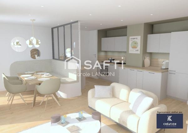 CHATEAUGIRON hyper centre, T4 neuf 90m2, terrasse