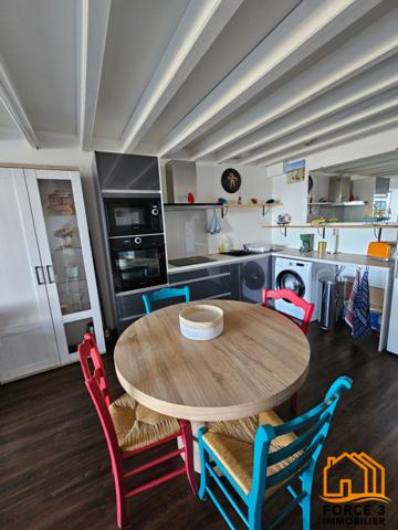 Charmant Duplex T3 Meublé avec Balcon et Vue sur le Courant – Mimizan Plage
