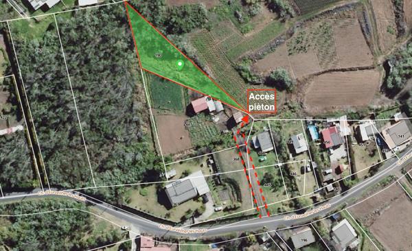 Terrain agricole 1 017 m² – 20 000 € – Plaine des Cafres – Bois Court