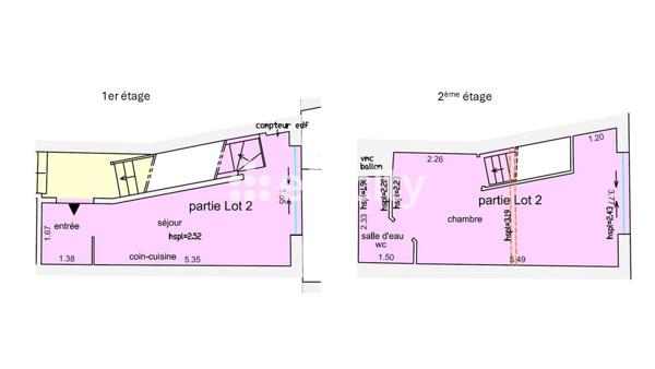 Appartement 2 pièces - 33 m²