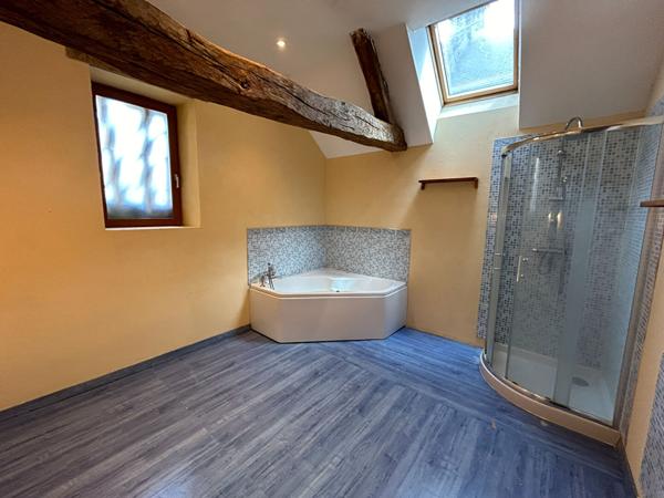 Charmante maison de ville avec local commercial en RDC (vide) dans le centre de Malicorne Sur Sarthe