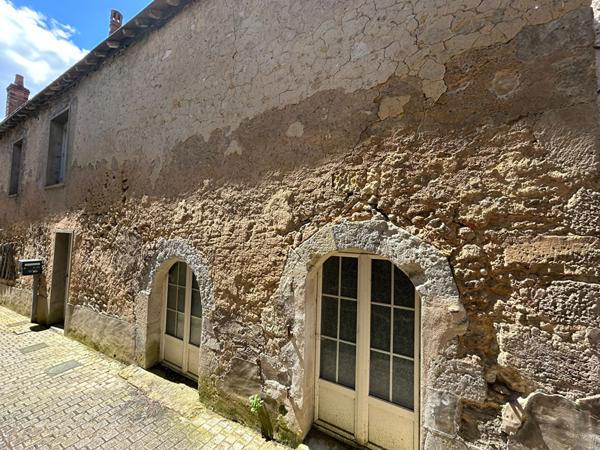 Charmante maison de ville avec local commercial en RDC (vide) dans le centre de Malicorne Sur Sarthe