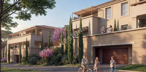 Appartement contemporain de plain-pied, 3 pièces, 2 chambres, 65.4 m2