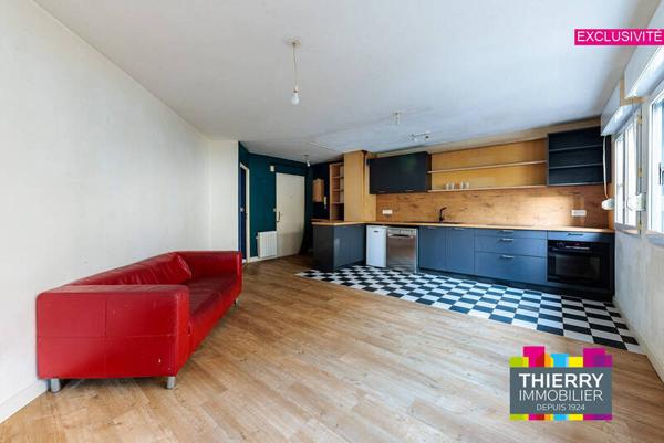 Appartement 3 pièces - 44000 Nantes -  Centre ville