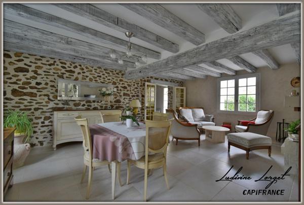 Maison à vendre 6 pièces proche de CHATEAU-THIERRY (02) 154m2 -3 chambres - 1 pièce bureau- Garage semi couvert - cour 65m2 - Terrasse-