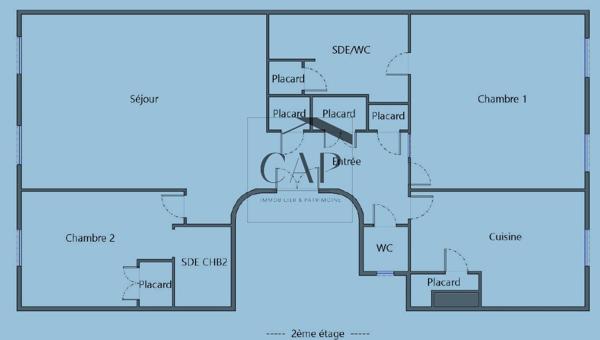 Marseille (13006) Bel appartement T3 TRAVERSANT VAUBAN PALAIS DE JUSTICE