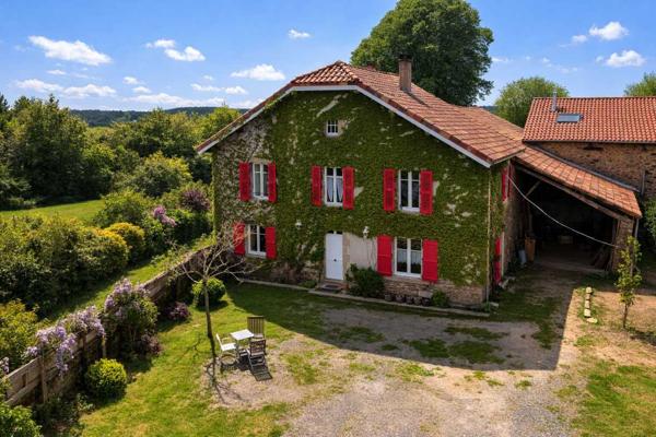 Maison ancienne - La coquille Corps de ferme avec 8 hectares et dépendances – Parc Périgord Limousin