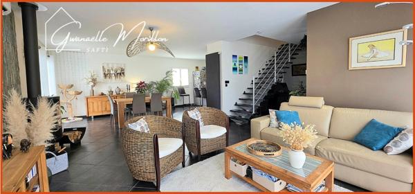 Belle contemporaine, 4 chambres, garage, piscine