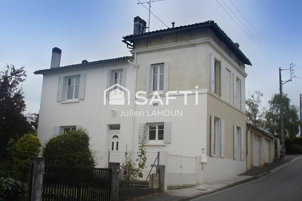 Maison de ville 4 chambres, garage et jardin