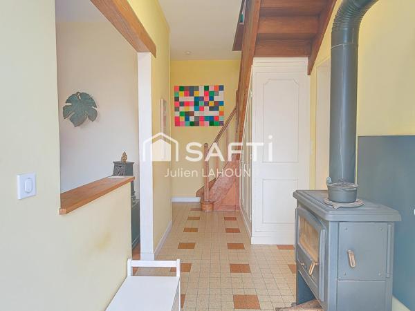 Maison de ville 4 chambres, garage et jardin