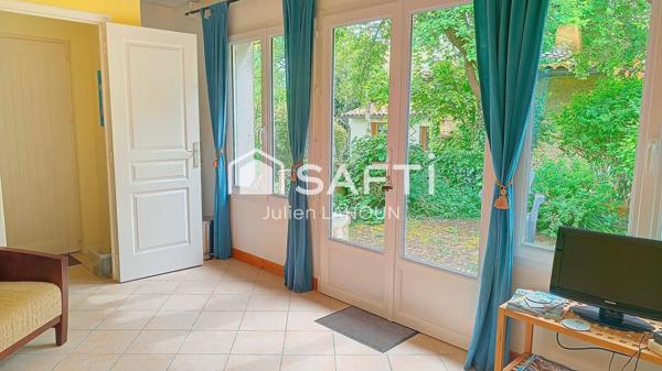 Maison de ville 4 chambres, garage et jardin